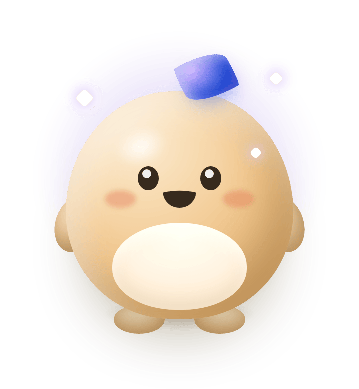 Mr. Chud in the free violet clay color